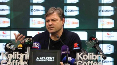 KOCAELİSPOR TEKNİK DİREKTÖRÜ ERTUĞRUL SAĞLAM, ESENLER EROKSPOR MAĞLUBİYETİNİN ARDINDAN TARAFTARLARA