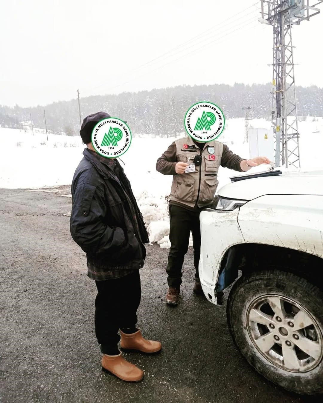 KASTAMONU'DA EKİPLER TARAFINDAN AVCILARA YÖNELİK YAPILAN DENETİMLERDE, 7 ŞAHSA İŞLEM