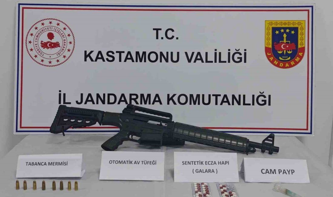 KASTAMONU’NUN ARAÇ VE SEYDİLER İLÇESİNDE JANDARMA EKİPLERİ TARAFINDAN SENTETİK ECZA