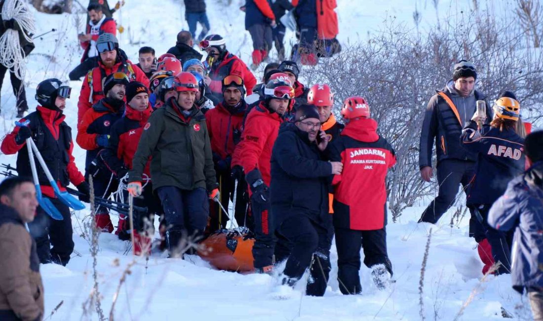 ERZURUM PALANDÖKEN'DE ÇIĞ ALTINDA