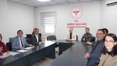 DÜZCE SAĞLIK MÜDÜRLÜĞÜ HALK SAĞLIĞI HİZMETLERİ BAŞKANLIĞI KOORDİNASYONUNDA SAĞLIK MÜDÜRÜ