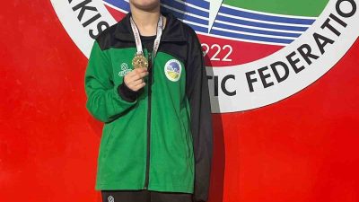 SAKARYA BÜYÜKŞEHİR BELEDİYESİ ÖZEL ATLETİZM SPORCULARINDAN ZEYNEP ÇALAR, İSTANBUL’DA DÜZENLENEN