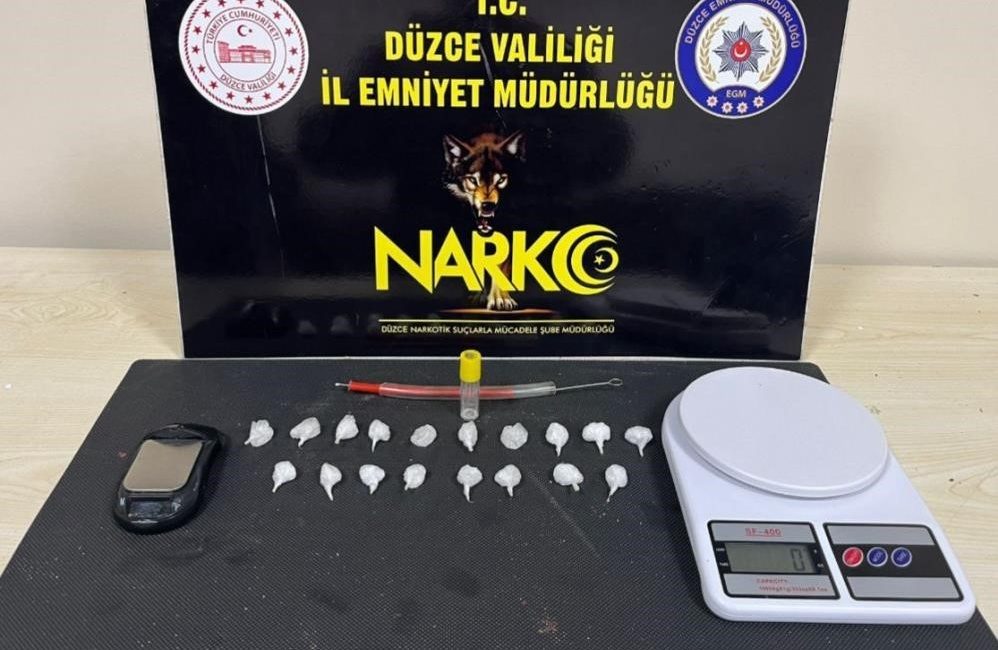 DÜZCE'DE NARKOTİK SUÇLARLA MÜCADELE