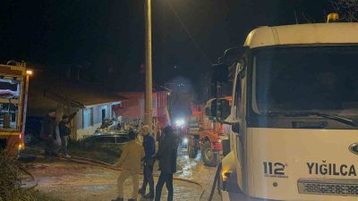 YIĞILCA İLÇESİNE BAĞLI TIRAŞLAR KÖYÜNDE İBRAHİM DOĞANCI‘YA AİT EVİN ALT