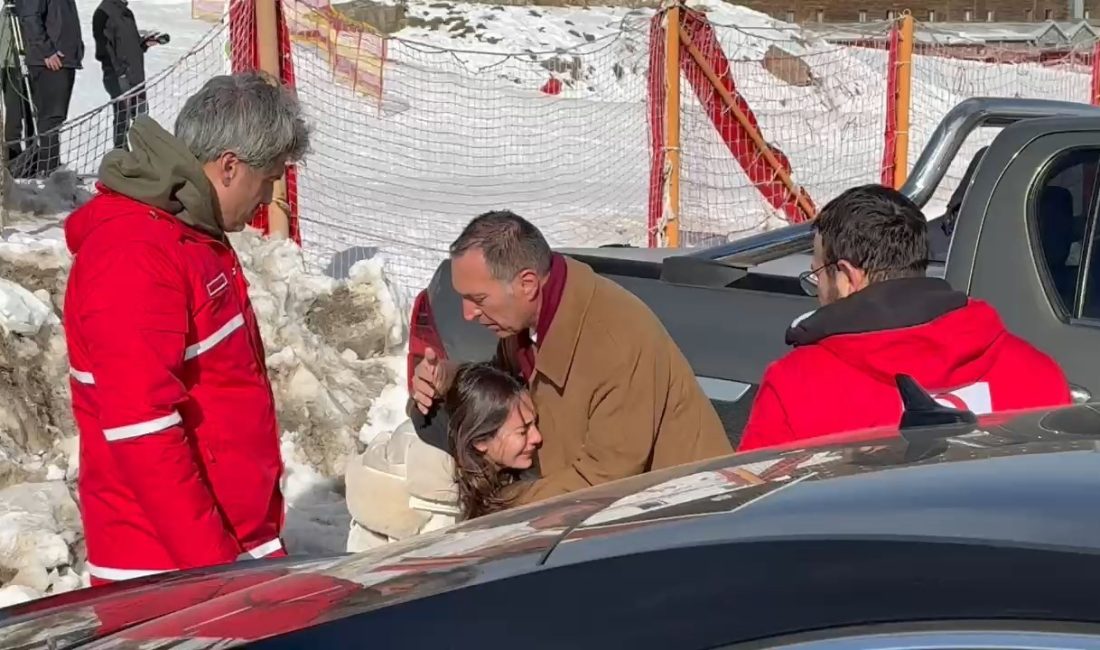 KARTALKAYA KAYAK MERKEZİ'NDE YANGININ