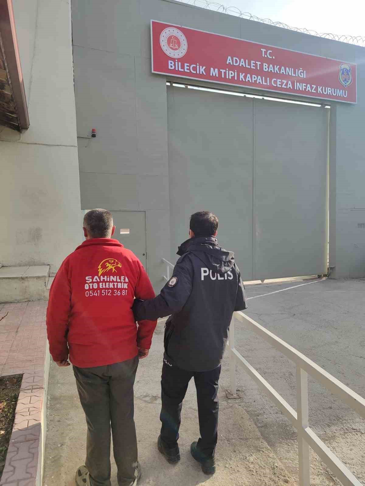 BİLECİK’TE 4 YIL 2 AY SÜREYLE ‘HIRSIZLIK’ SUÇUNDAN ARANAN ŞAHIS