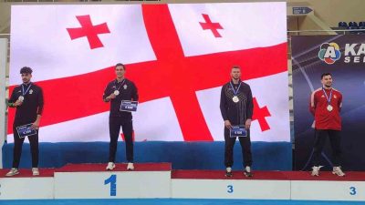 SAKARYA BÜYÜKŞEHİR BELEDİYESİ KARATE SPORCUSU GÜRCİSTAN’DA MİLLİ FORMAYLA KATILDIĞI KARATE