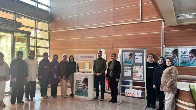 DÜZCE’NİN YIĞILCA İLÇESİNDE SAĞLIK PERSONELİ TARAFINDAN AÇILAN STANTTA, ANNE VE