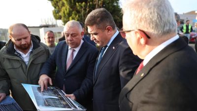 DÜZCE VALİSİ SELÇUK ASLAN, KÜLTÜR MAHALLESİ’NDE YAPIMINA BAŞLANAN DÜZCE TİCARET