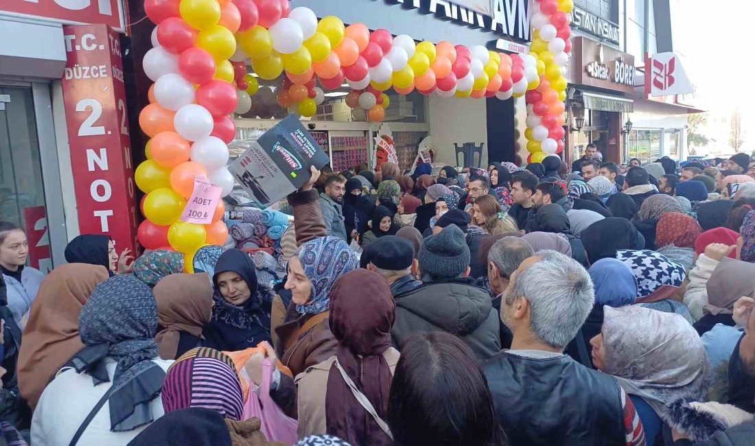 DÜZCE'DE YENİ AÇILAN VE