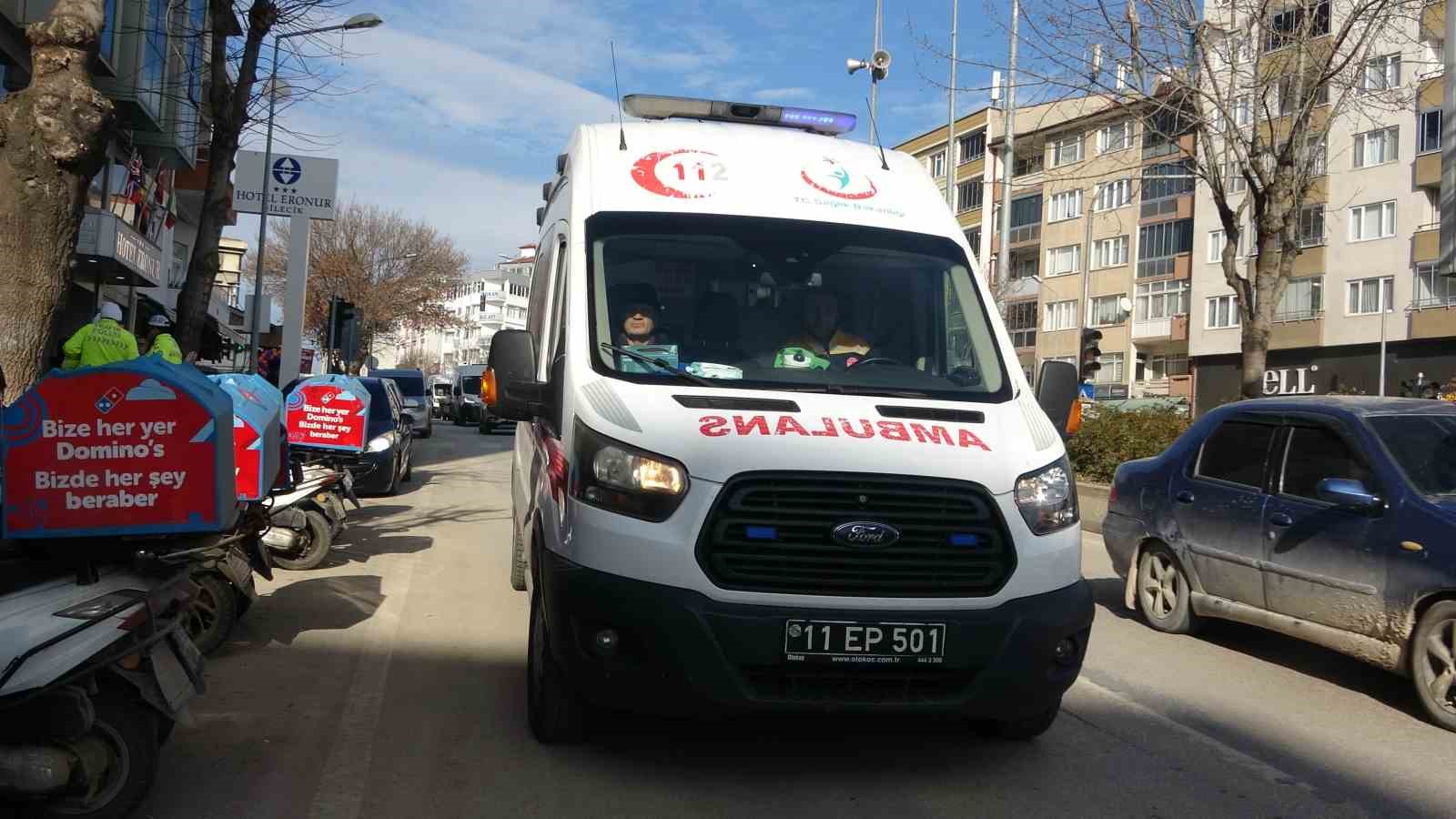 BİLECİK'TE BİR GARİP TRAFİK KAZASI