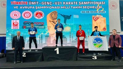 ANKARA’DA DÜZENLENEN ÜMİT, GENÇ, U21 TÜRKİYE KARATE ŞAMPİYONASINDA MİNDERE ÇIKAN
