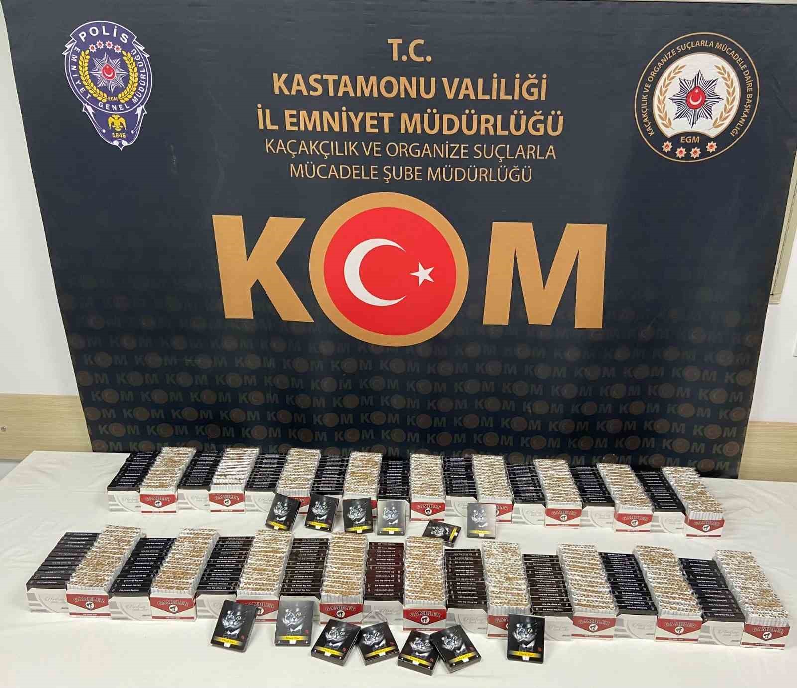 KASTAMONU İL EMNİYET MÜDÜRLÜĞÜ EKİPLERİNCE YAPILAN ÇALIŞMALARDA ÇOK SAYIDA DOLDURULMUŞ
