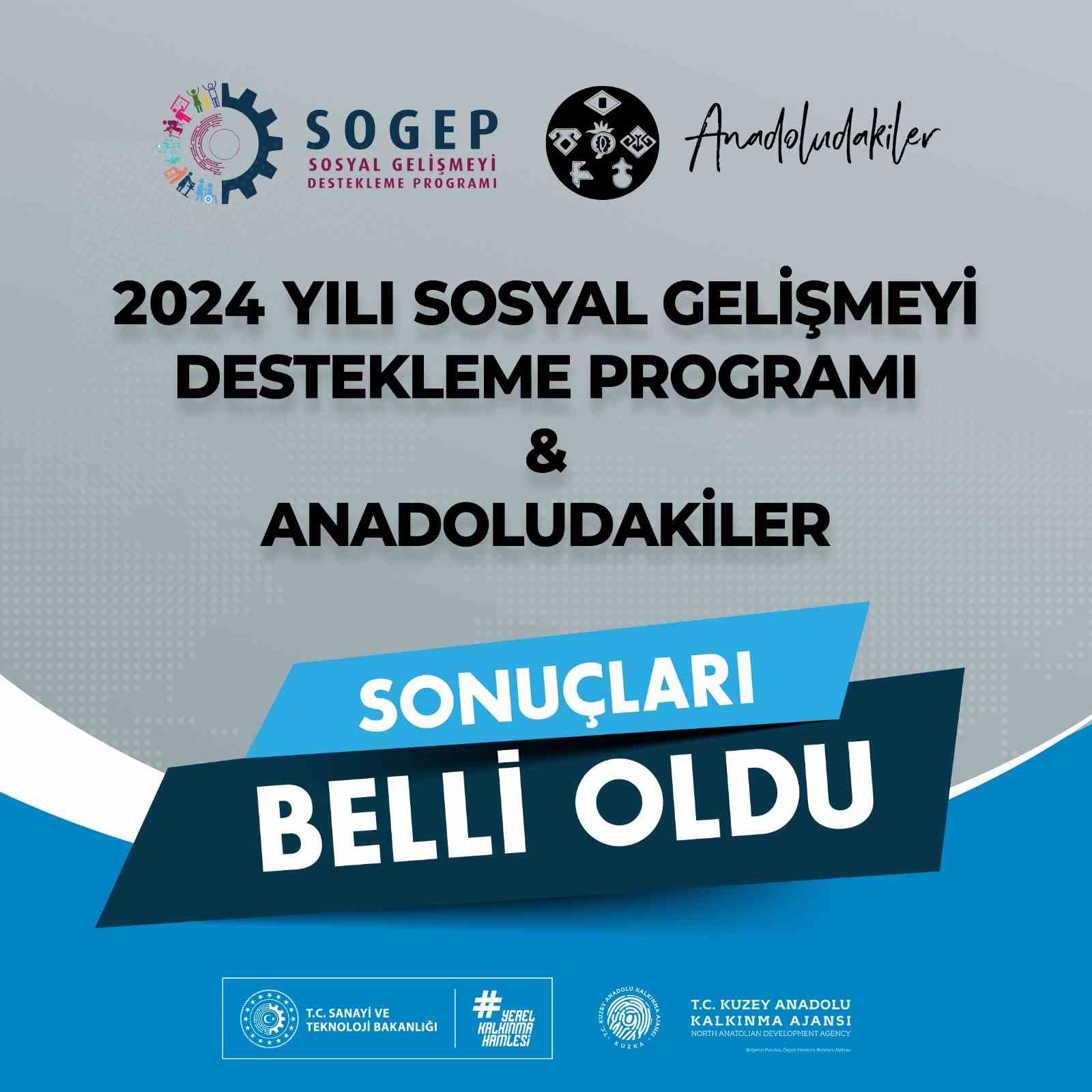 KUZEY ANADOLU KALKINMA AJANSI TARAFINDAN YÜRÜTÜLEN 2024 YILI SOSYAL GELİŞMEYİ