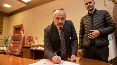 KASTAMONU’NUN TAŞKÖPRÜ İLÇESİNDE YENİ SPOR SALONU YAPILMASI İÇİN YÜKLENİCİ FİRMA