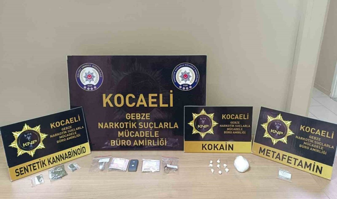 KOCAELİ'DE UYUŞTURUCU TİCARETİNE YÖNELİK