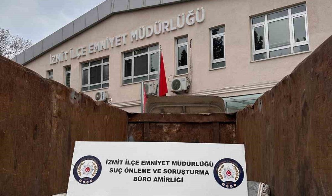 Kocaeli’nin İzmit ilçesinde 5 farklı adresten 1 milyon 300 bin