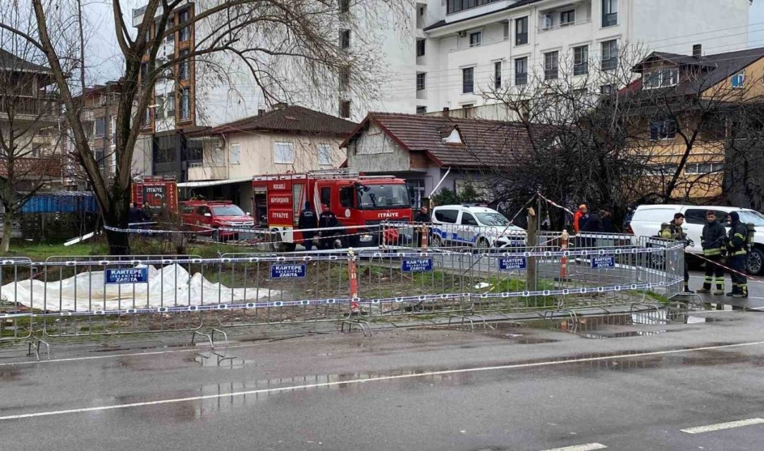 Kocaeli’nin Kartepe ilçesinde metan gazından kaynaklı olduğu düşünülen yangın, numune