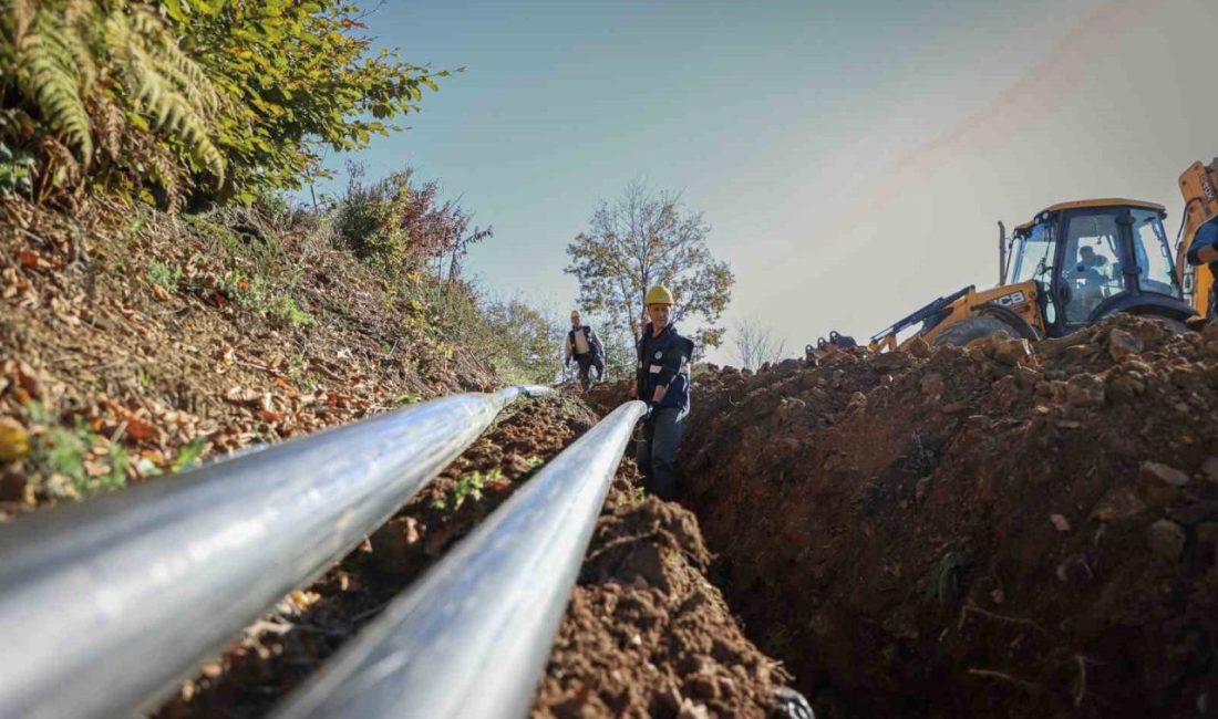 SASKİ, Karasu Kurudere Mahallesi’nde başlattığı 6 bin 500 metrelik içme