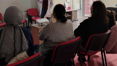 DÜZCE(İHA) – Düzce Sağlık Müdürlüğü tarafından başlatılan eşli gebe okulu