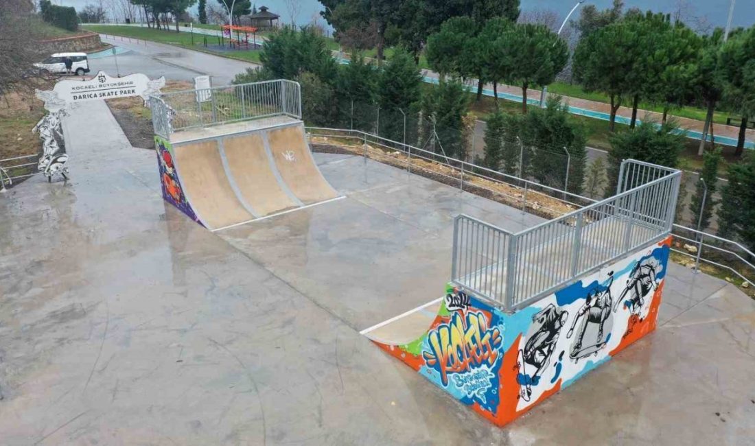 Bir skate park da Darıca’ya Kocaeli’deki son skate park Darıca Millet Bahçesi’nde inşa edildi. Kocaeli