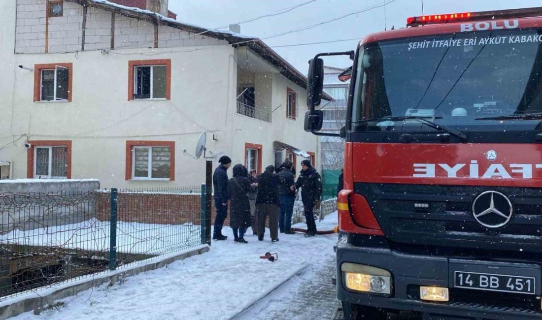 Bolu’da evde çıkan yangında 3’ü çocuk 4 kişi dumandan etkilendi Bolu’da 2 katlı bir evde çıkan yangında 3’ü çocuk 4