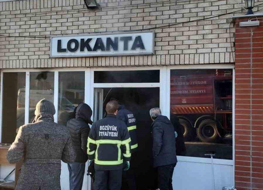 Bozüyük Motorlu Taşıyıcılar Kooperatifi binasında yer alan lokanta bölümünde bulunan