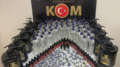 DÜZCE(İHA) – Düzce’de bir iş yerinde 117 litre etil alkol