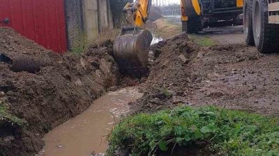 DÜZCE (İHA) – Düzce’de eriyen karların köylerde taşkına sebebiyet vermemesi