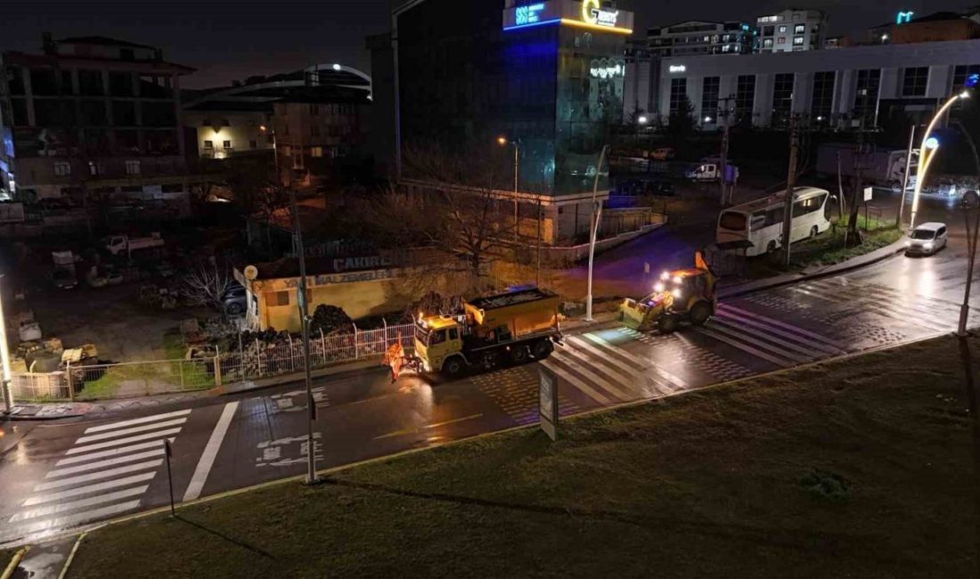 Gebze Belediyesi Fen İşleri Müdürlüğü’ne bağlı ekipler, 30’u aşkın araçla