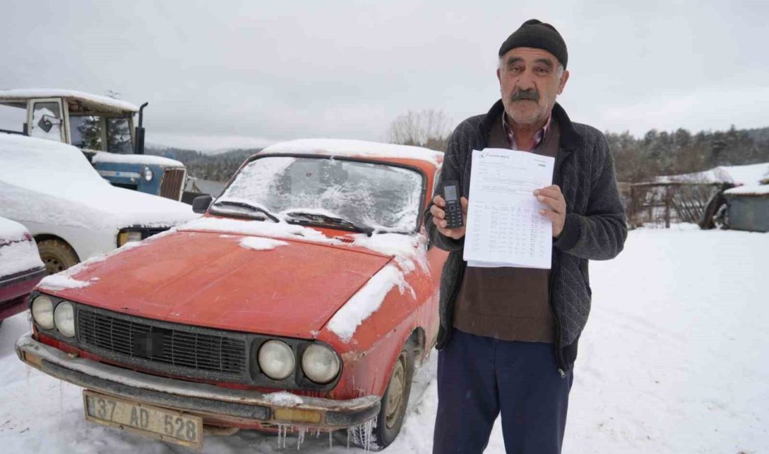 Kastamonu’nun Ağlı ilçesinde yaşayan vatandaşa, hiç gitmediği İstanbul’dan 15 HGS