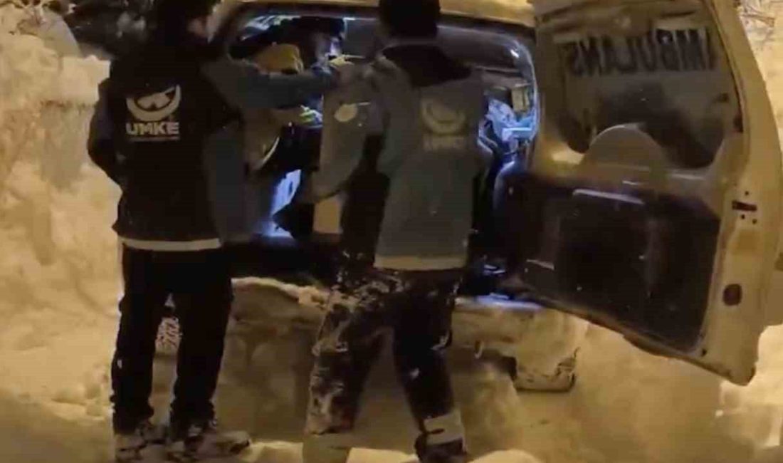 Kastamonu’nun İnebolu, Küre ve Bozkurt ilçelerindeki köylerde kar yağışı sebebiyle