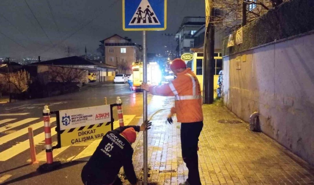 Kocaeli’de vatandaşların can ve mal güvenliği için yollarda tehlike saçan