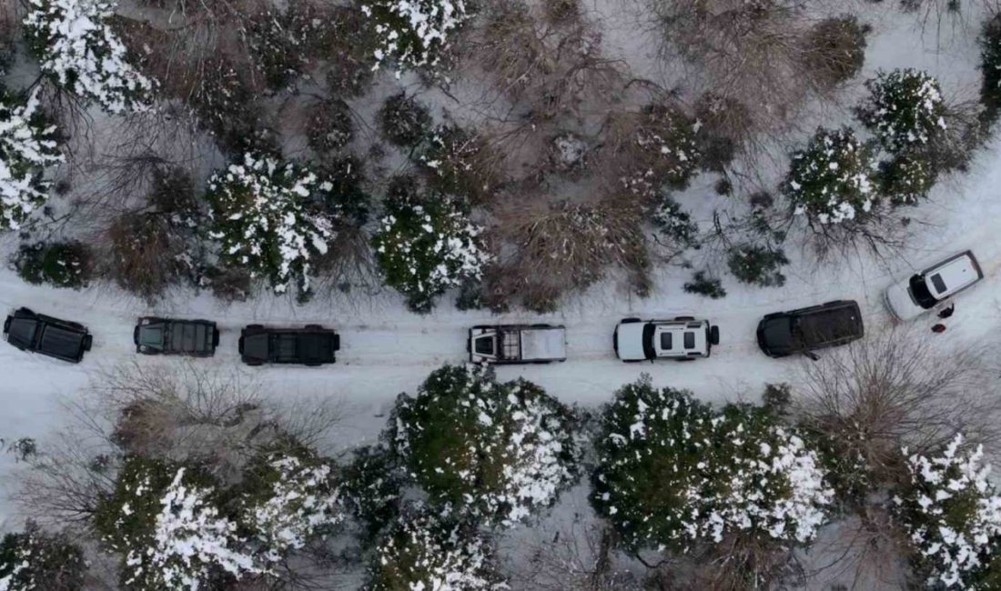 Bolu’da 8’incisi düzenlenen Defender Mengen Çukur Yayla Kış Festivali’nde off-road