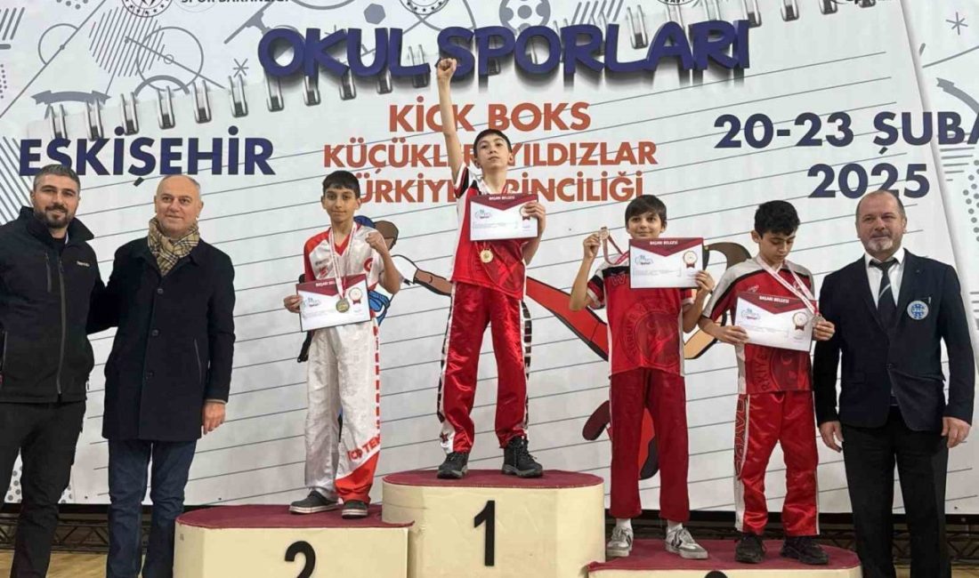 Türkiye Okullar Arası Yıldızlar ve Küçükler Kick Boks Şampiyonası’na Pazaryerili