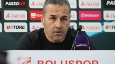 Boluspor Teknik Direktörü Yalçın Koşukavak, Amed Sportif Faaliyetler maçının ardından