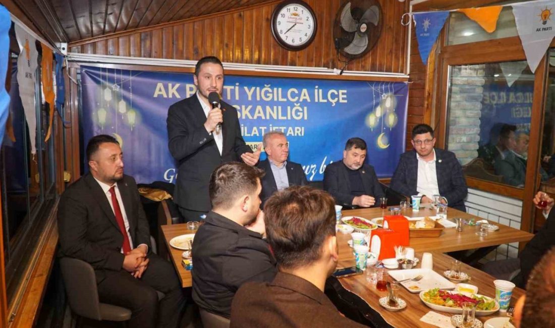 AK Parti Düzce İl Başkanlığı tarafından düzenlenen iftar buluşmaları devam