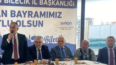Bilecik AK Parti İl Başkanlığı tarafından düzenlenen Ramazan Bayramı bayramlaşma
