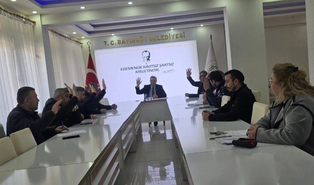 Bayırköy Belde Belediye Mart Ayı Olağan Toplantısı’nda tek gündem görüşüldü.