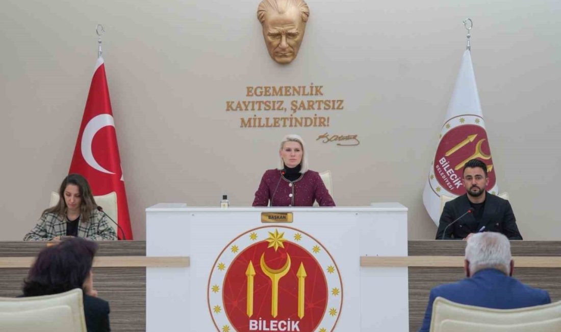 Bilecik Belediyesi Mart Ayı Meclis Toplantısı, Belediye Başkanı Melek Mızrak
