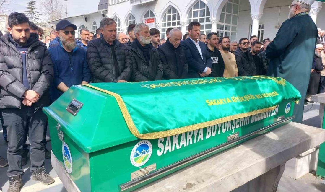 Sakarya’nın Akyazı ilçesinde bir evin bahçesinde bulunan metruk binanın molozlarını