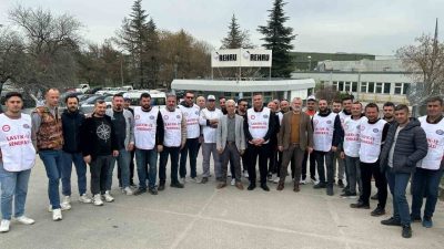 Bilecik’te bir fabrikada yüzde 15’lik maaş zammına tepki gösteren işçileri
