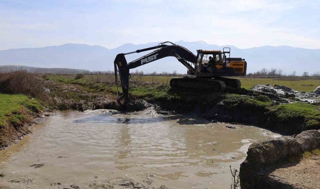 Sakarya Büyükşehir Belediyesi tarafından ilçelerde sürdürülen drenaj ve sulama kanalları