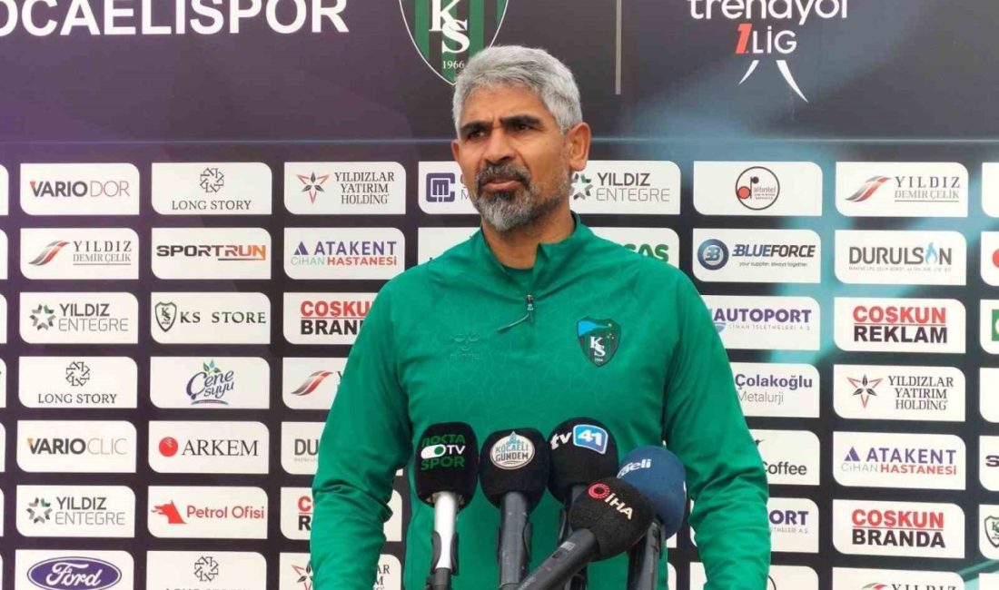 Kocaelispor Teknik Direktörü İsmet Taşdemir pazar günü Fatih Karagümrük ile