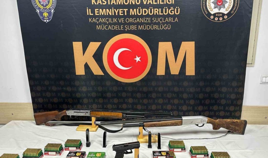 Kastamonu’nun Taşköprü ilçesinde polis ekipleri tarafından düzenlenen operasyonda 2 adet