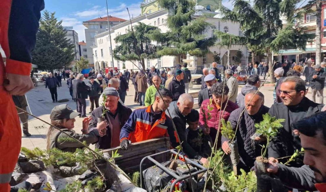 Sakarya’nın Kocaali ilçesinde Orman İşletme Müdürlüğü tarafından vatandaşlara ücretsiz bin