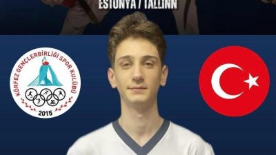Körfez Gençlerbirliği Spor Kulübünün genç taekwondocusu Hamza Uzun, Estonya’da düzenlenecek