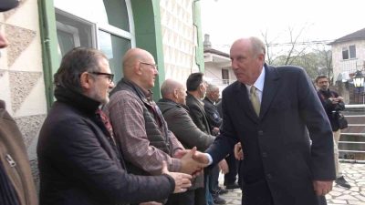 Memleket Partisi Genel Başkanı Muharrem İnce, Ramazan Bayramı namazını memleketi