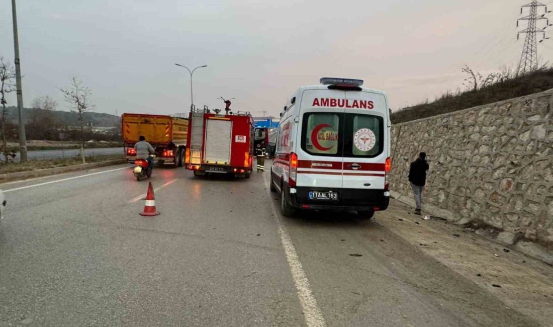 Bilecik’te otomobilin motosiklete arkadan çarpası sonucu meydana gelen trafik kazasında