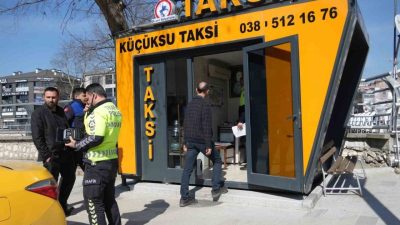 Düzce Belediyesi Zabıta Müdürlüğü, sorumluluk alanı içerisinde hizmet veren taksilerin